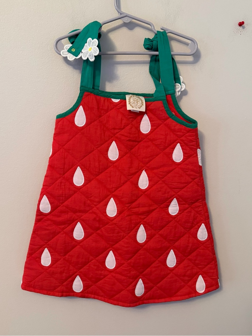 The Beaufort Bonnet Company Strawberry Quilted Costume Dress